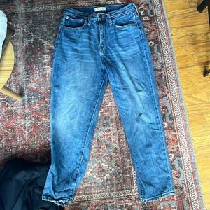 Madewell “mom jean” 100% butter soft cotton